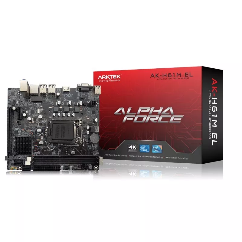TARJETA MADRE ARKTEK AK-H61M EL DDR3 2DA 3RA GEN