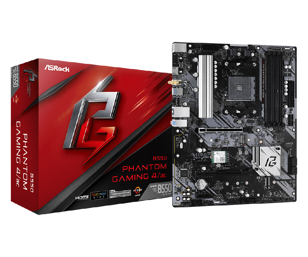 TARJETA MADRE ASROCK B550 PHANTOM GAMING A|AC AM4