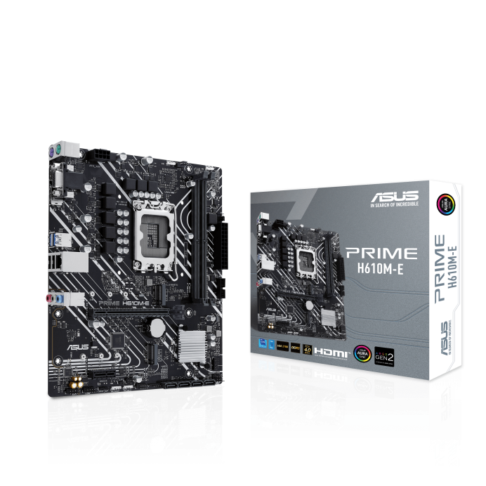 TARJETA MADRE ASUS PRIME H610M-E-D4 DDR4 LGA 1700 2X M.2 | PCIEXPRESS 4.0 HDMI 14TH|13TH|12TH