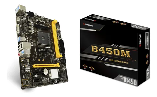 TARJETA MADRE BIOSTAR B450MH 6.X SOCKET AM4-RYZEN 2XDDR4 3200 3-2GEN