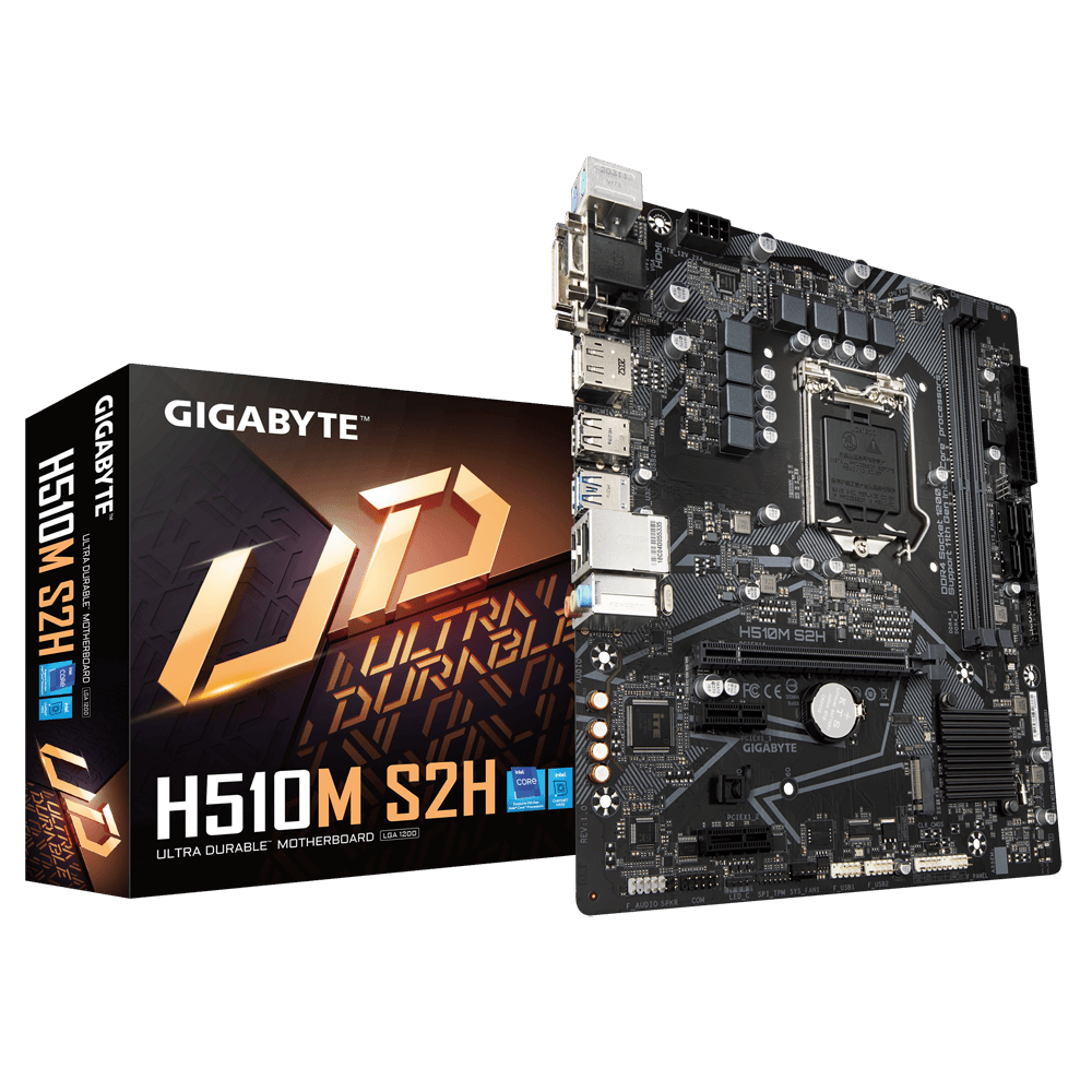 TARJETA MADRE GIGABYTE H510M S2H SCK-1200 2XDDR4 3200 11GEN