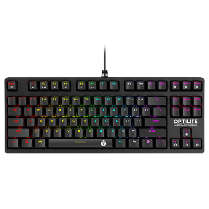 TECLADO FANTECH ATOM MK886V2 CABLEADO NEGRO-AZUL