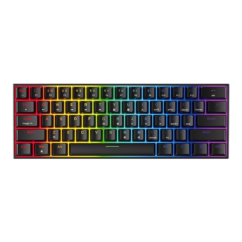 TECLADO | FANTECH | MAX FIT | 61 | GAMING | MK857  | ENG