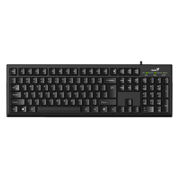 TECLADO GENIUS SMART KB-100 | CLASICO | ESPAÑOL | USB | NEGRO