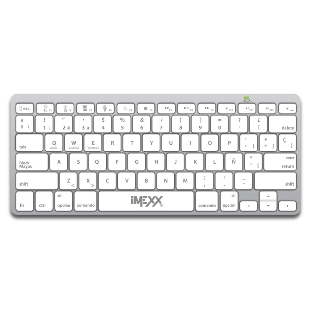 TECLADO IMEXX BLUETOOTH BLANCO IME-24850SP