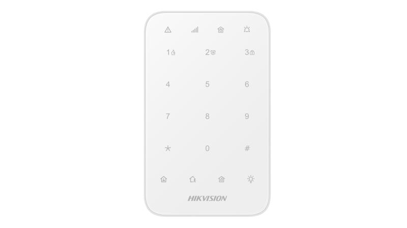 TECLADO INALÁMBRICO PARA ARMADO Y DESARMADO DS-PK1-E-WB | FUNCIONES DE AUTOMATIZACIÓN PARA CONTROL DE RELEVADORES | AX P