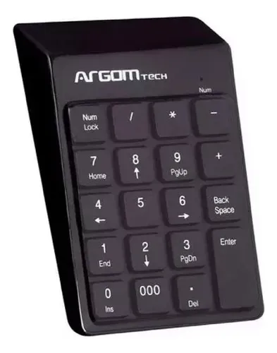 TECLADO NUMERICO ARGON TECH KB76 RETRACTIL USB- 19 TECLAS