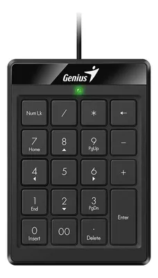 TECLADO NUMERICO USB NEGRO SUPER THIN