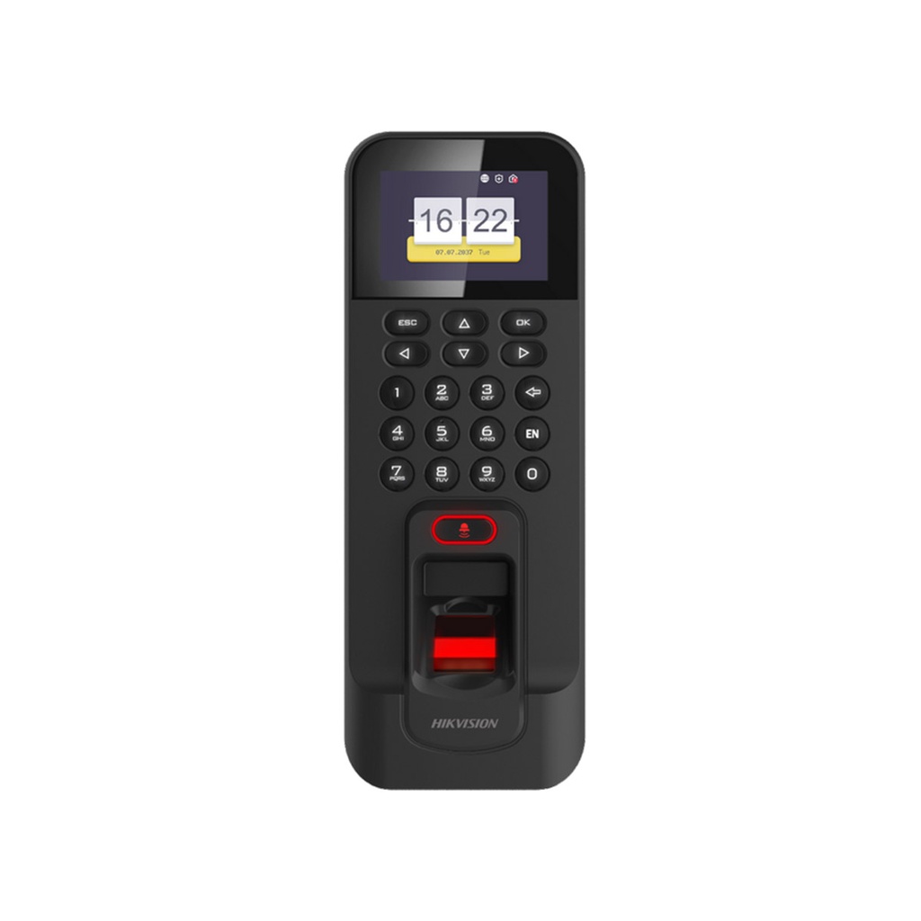 TERMINAL DE ACCESO Y ASISTENCIA BIOMETRICO DS-K1T804AMF |WIFI | 3000 HUELLAS | AUDIO | TARJETAS