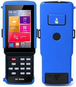 TESTER CCTV PORTATIL 4" HASTA 4K | IP | WIFI | POE | CVBS | AHD | TVI | CVI | PTZ | TOUCH | TESTER LAN | BATERIA | AZUL