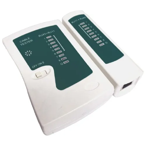 TESTER PARA CABLE UTP RJ45|RJ11 CON BATERIA