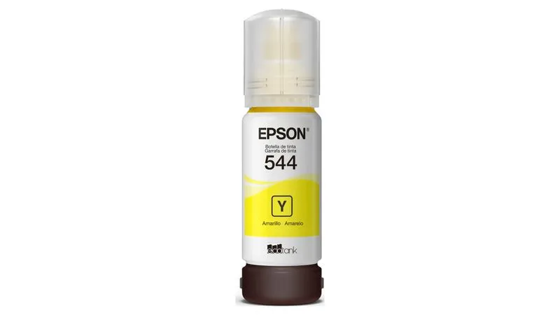 BOTELLA DE TINTA ORIGINAL EPSON T544 AMARILLA L1110 - L3110 - L3150 - L3250 - L5190 - L4260