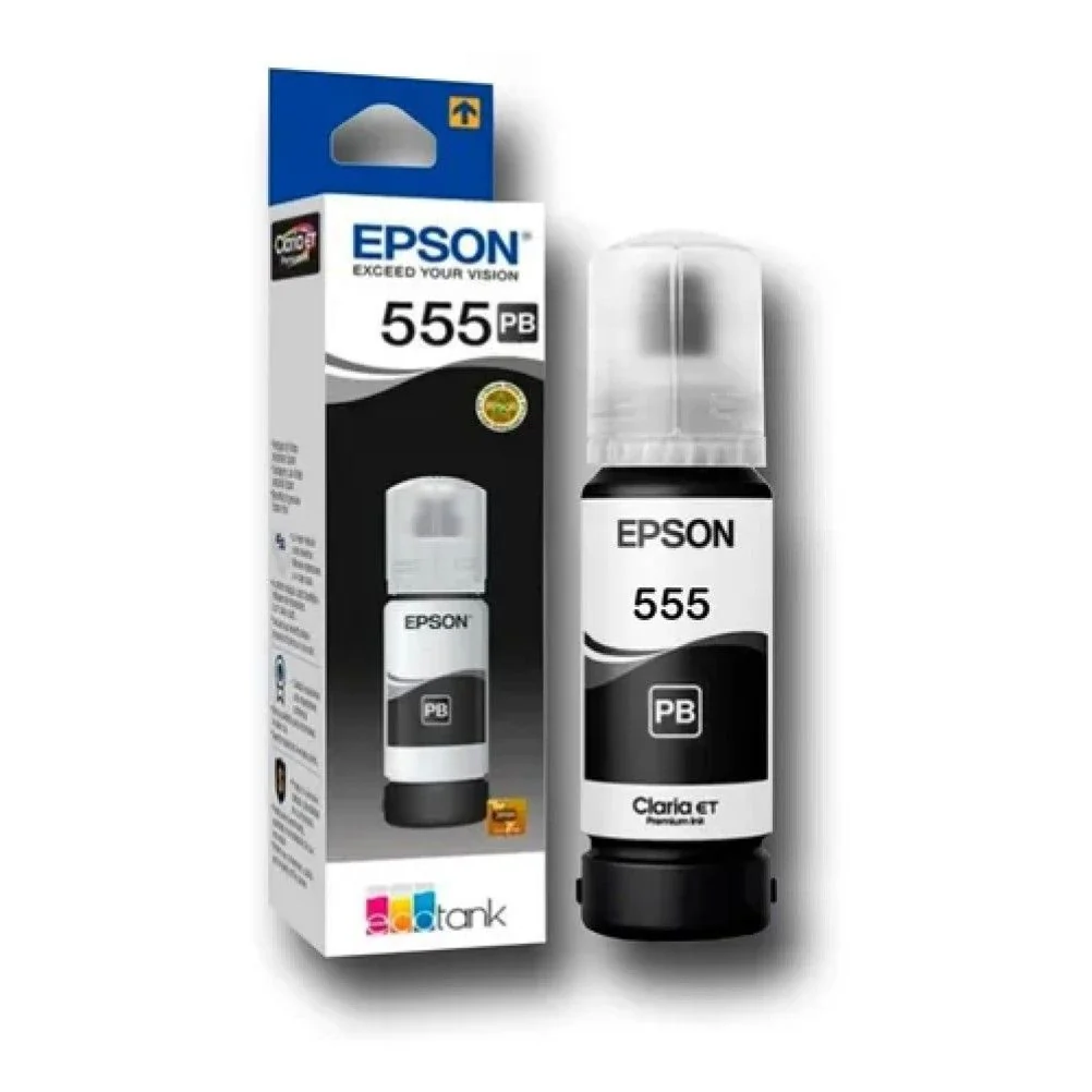 TINTA ORIGINAL EPSON T555 NEGRO | AMARILLO | CYAN | MAGENTA | GRIS CLARO PARA EPSON L8180
