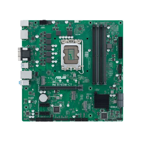 TM ASUS PRO B760M-CT-CSM MATX SOCKET LGA1700| 4XDDR5| 4XSATA| 2XM.2| PCIE 3.0| 8XUSB| HDMI--VGA-DP| GEN 14 -13