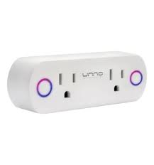 TOMA CORRIENTE UNNO TEKNO INTELIGENTE 2 TOMAS