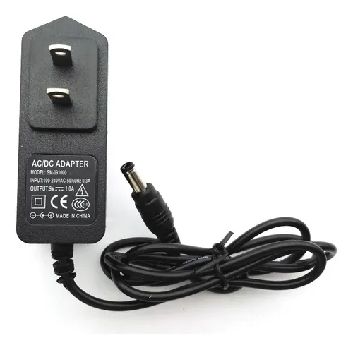 TRANSFORMADOR 9V 1 AMPER PARA MODEM Y ROUTER