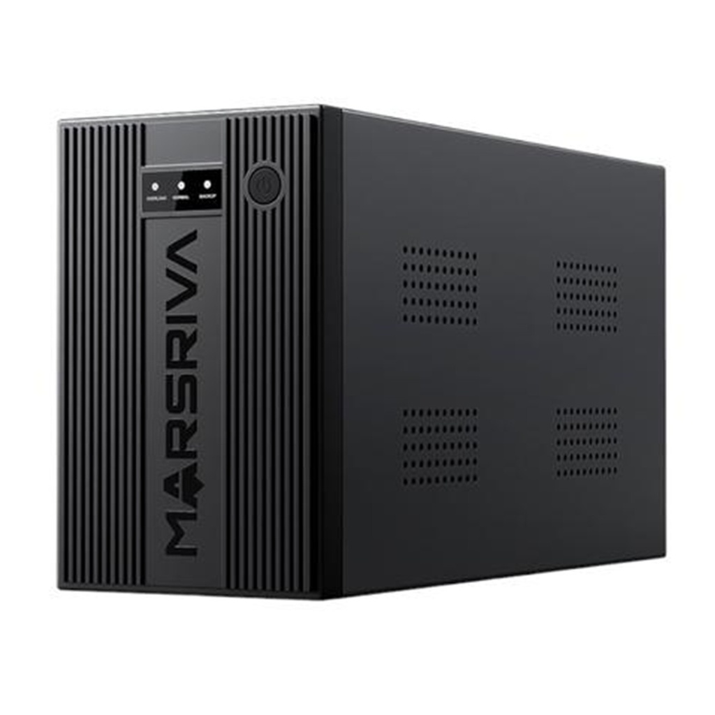 UPS INTERACTIVO MARSRIVA MR-UF750 750VA 375W 4 SALIDAS BATERIA 12V 7AH
