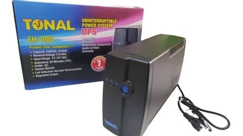 UPS INTERACTIVO TONAL EM-1000 8 TOMAS 1000VA 120V