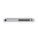 USW-24-POE UBIQUITI SWITCH UNIFI 24 PUERTOS POE GIGABIT + 2 SFP PANTALLA TOUCH HASTA 26GBPS CONMUTACION HASTA 52GPS.