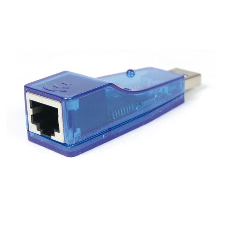 ADAPTADOR LAN A USB CAJA AZUL