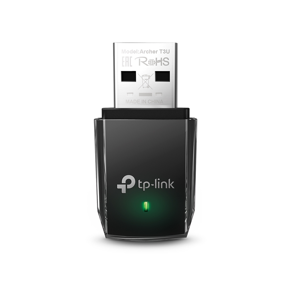 ADAPTADOR MINI TPLINK T3U AC1300 USB 3.0 WIFI 1267MBPS DUALBAND MU-MIMO                                                             