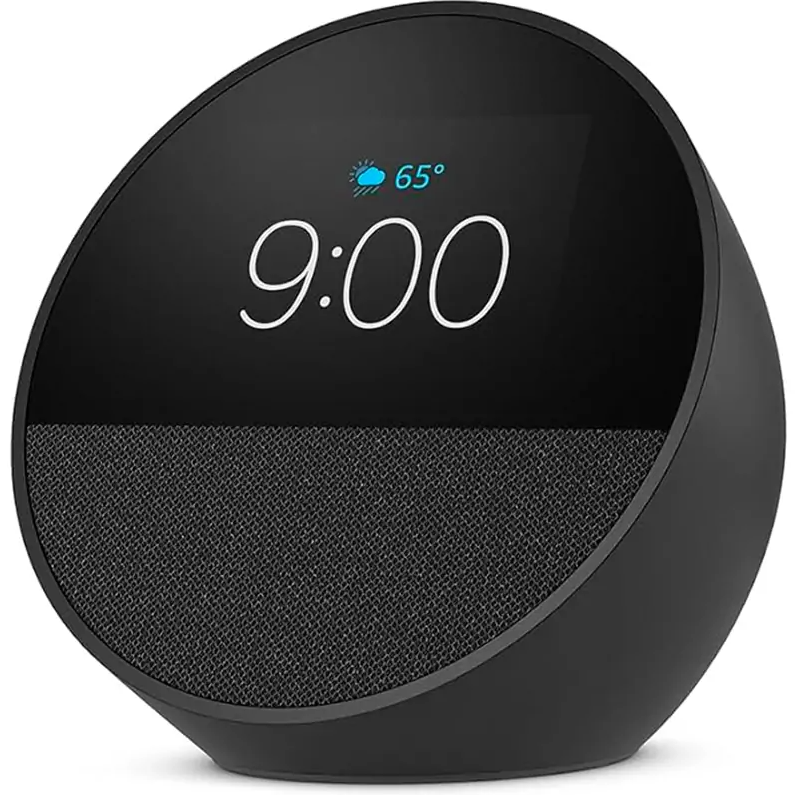 AMAZON ALEXA ECHO SPOT (2024) RELOJ INTELIGENTE ALEXA WIFI BLUETOOTH NEGRO