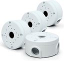 CAJETIN REDONDO | PVC | CON TAPA | PARA CAMARA Y BALUN | BLANCA | LESSO