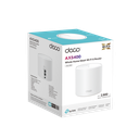 ROUTER TPLINK DECO X60 AX5400 WHOLE HOME MESH WIFI SYSTEM DUAL BAND WIFI 6 1 PACK DECO-X60-1P