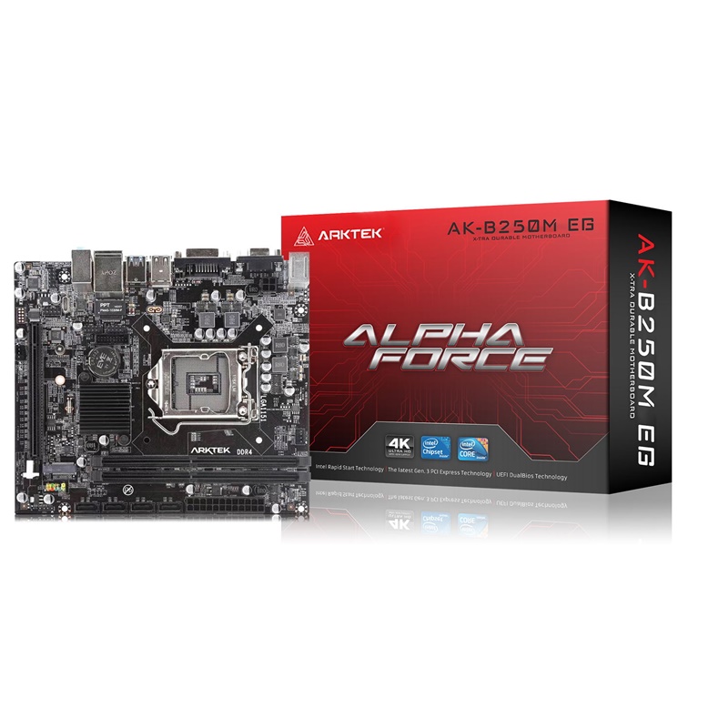 TARJETA MADRE | ARKTEK | AK-B250M | PROC INTEL 6-7 GEN | SOCK LGA | DDR4