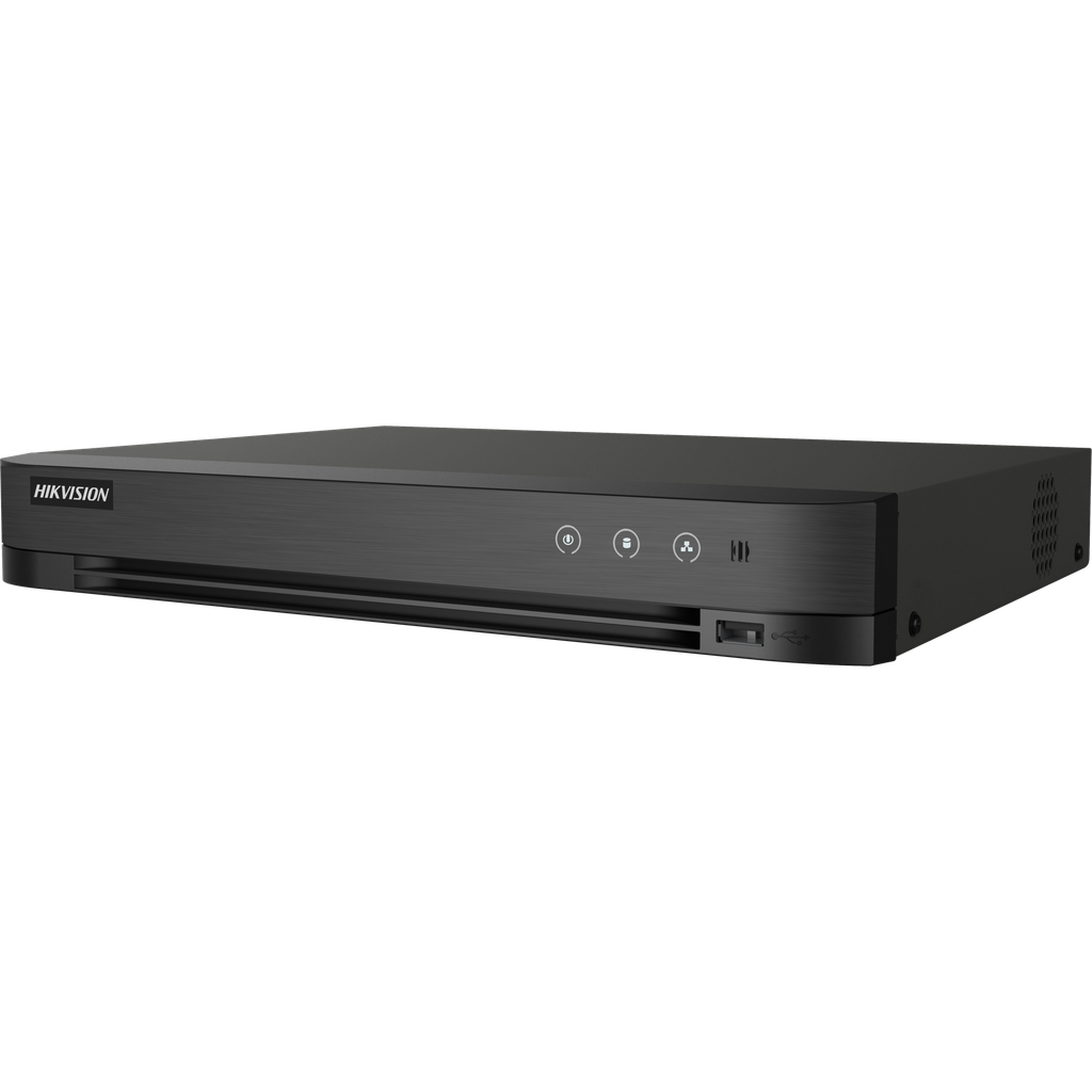 DVR 4 CANALES TURBO HD ACUSENSE HIKVISION IDS-7204HQHI-M1|XT 1080P 3K|5MP LITE AUDIO BIDIRECCIONAL FACIAL H.265 PRO+ ACUSEARCH