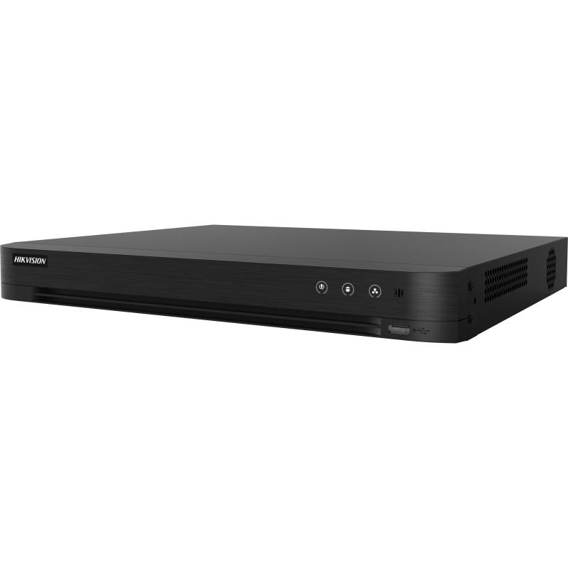 DVR 32 CANALES TURBO HD ACUSENSE HIKVISION IDS-7232HQHI-M2|XT 1080P 3K|5MP LITE AUDIO BIDIRECCIONAL FACIAL H.265 PRO+ 2 BAHIAS SATA