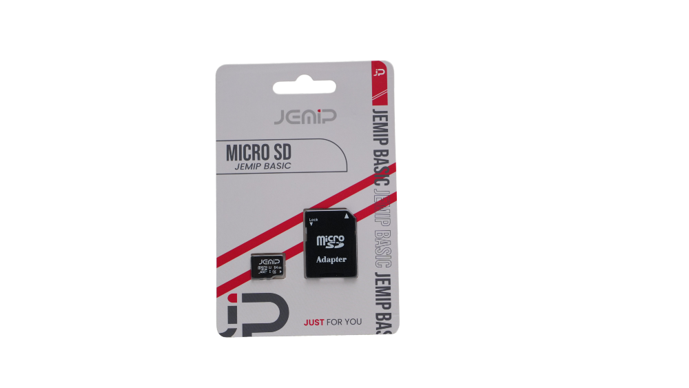 MEMORIA MICRO SD JEMIP 128GB| CLASE 10| CON ADAPTADOR (EMPAQUE RETAIL