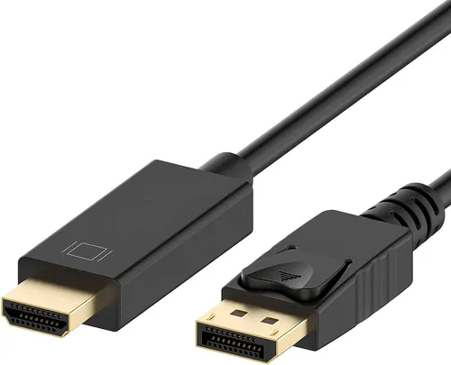 CABLE DISPLAY PORT A HDMI CALAX 2K|4K 3 METROS NEGRO