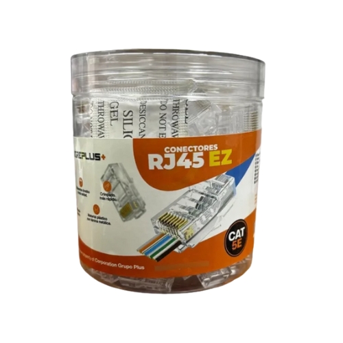 CAJA DE CONECTORES RJ45 CAT 5E 100 UNIDADES YC-CAT5E-X100