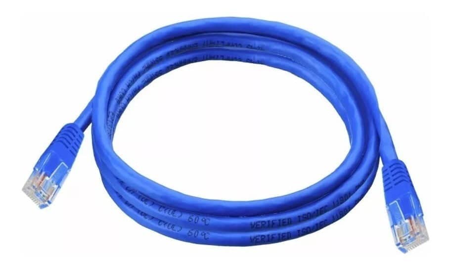 PATCH CORD QNET RJ45 CAT6 3 PIES 90CM AZUL CERTIFICADO QNET6PC0.9B