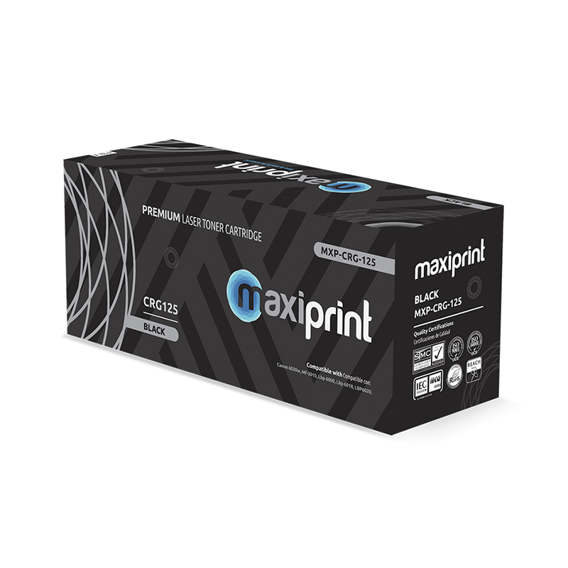 CARTUCHO TONER MAXIPRINT 125 MXP-CRG-125 PARA CANON MF3010 | LBP6000 - 6500 - 6030