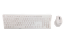 KIT TECLADO Y MOUSE | JEMIP | AVANT GARDE | INALAMBRICO | 1600DPI | 3 BOTONES | USB | ESPAÑOL | BLANCO