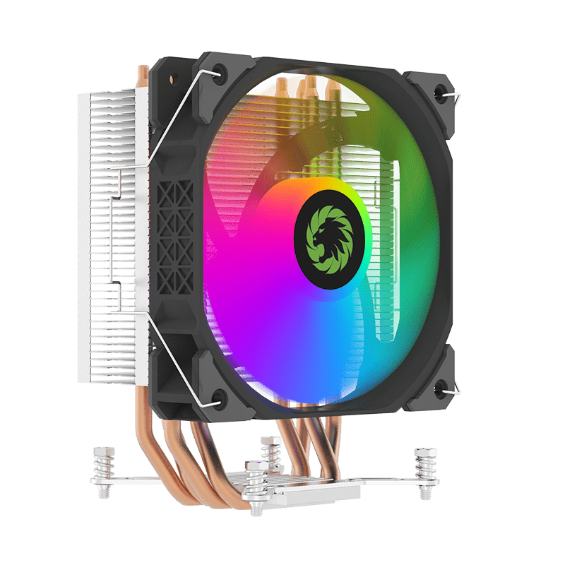 CPU COOLER GAMEMAX ICE BLADE TORRE 4 TUBOS TDP 190W FRGB INTEL LGA1851|1700|1200|775|1150|1151|1155|1156