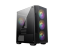 CASE GAMER MSI MAG FORCE M100A ATX | 3X USB | 1 HD AUDIO | 4X FAN 120MM | RGB | ACRILICO NEGRO