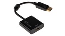 CABLE | ADAPTADOR | JEMIP | DISPLAY PORT MACHO A HDMI HEMBRA | NEGRO | JPODPHDC017-BK