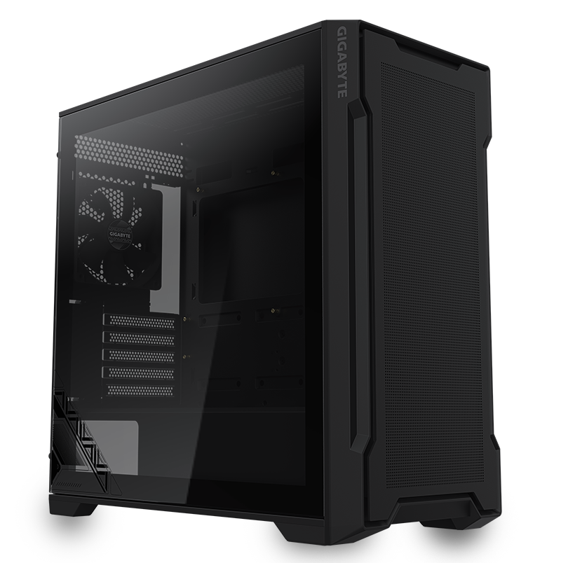 CASE GAMER GIGABYTE C102 GLASS MID TOWER | 2X USB 3.0 | HD AUDIO | LATERAL VIDRIO TEMPLADO | NEGRO GB-C102G