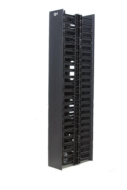 ORGANIZADOR VERTICAL QNET FRENTE ATRAS 80MMX160MM 1MTS QNET-OV-1M