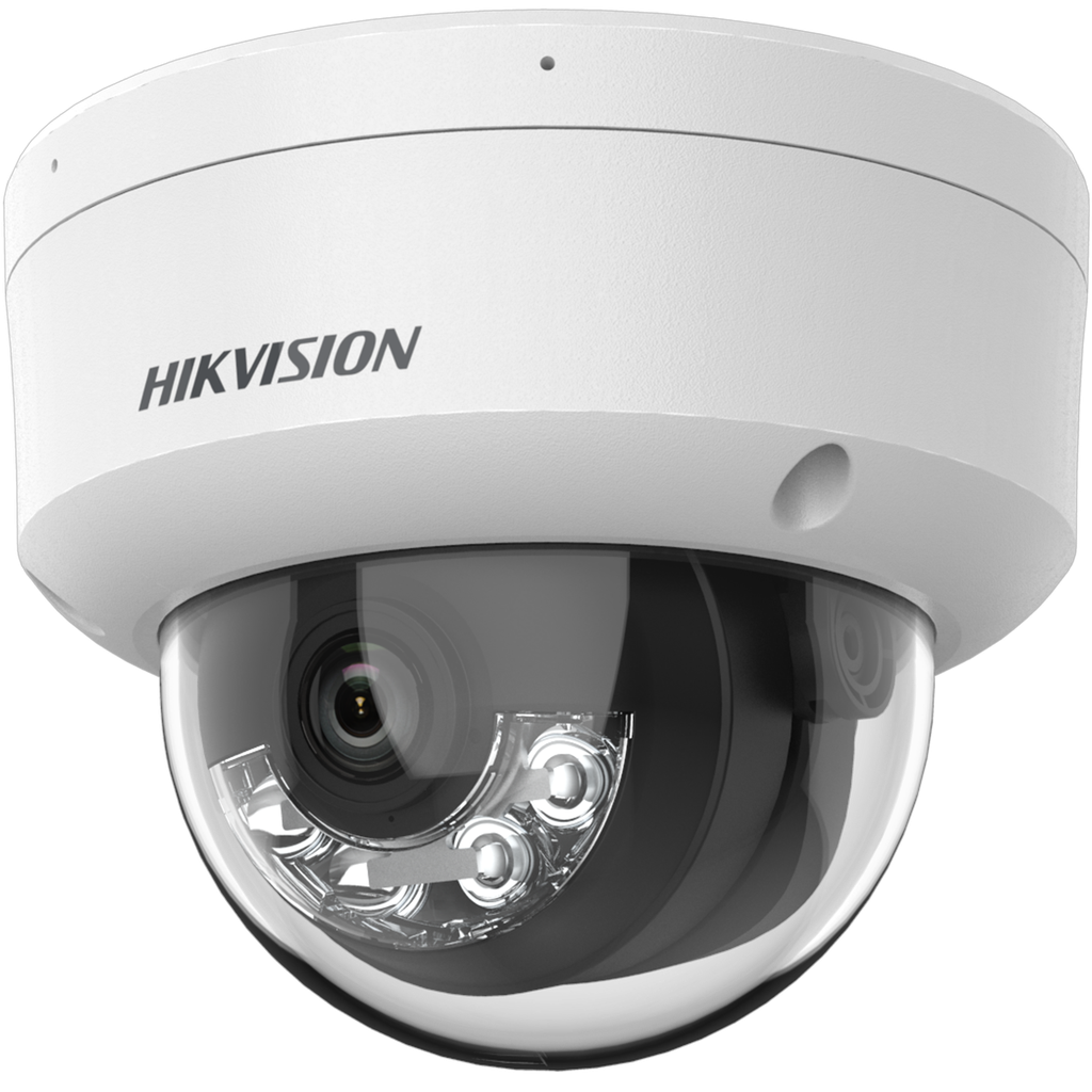 CAMARA DOMO | IP | HIKVISION | 4MP | 2.8MM | DS-2CD1143G2-LIU | IR 30 MTS | EXIR | EXTERIOR IP67 | ANTIVANDALICA | K08 | POE | DWDR | 120DB | LUZ DUAL | MICROFONO INTEGRADO