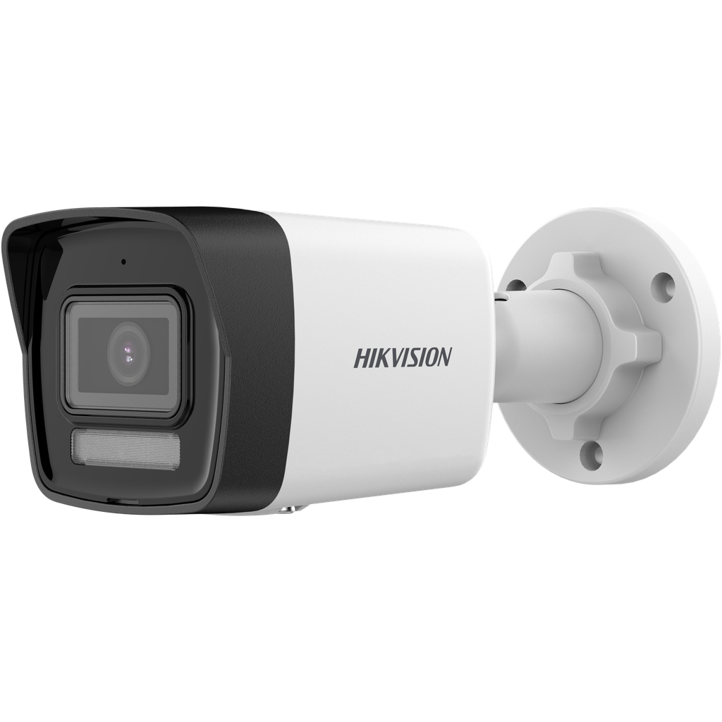 CAMARA BULLET IP HIKVISION 8MP | 2.8MM | DS-2CD1083G2-LIUF | IR 30 MTS EXIR | EXTERIOR IP67 | H.265+ | POE | DWDR | LUZ DUAL | MICROFONO INTEGRADO