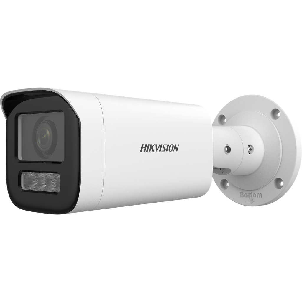 CAMARA BULLET IP HIKVISION 4MP DS-2CD1643G2-LIZU VARIFOCAL MOTORIZADO 2.8MM A 12MM 50 MTS IR EXIR EXTERIOR IP67 WDR 120 DB H.265+ MICROFONO POE