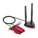 TARJETA DE RED TP-LINK TX3000E ADAPTADOR WIFI 6 BLUETOOTH 5.2 PCI EXPRESS GIGABIT AX3200 2 ANTENAS EXTERNAS MAGNETICAS