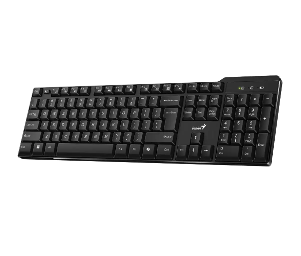 TECLADO | GENIUS | 7100X | CLASICO | INALAMBRICO | ESPAÑOL | NEGRO