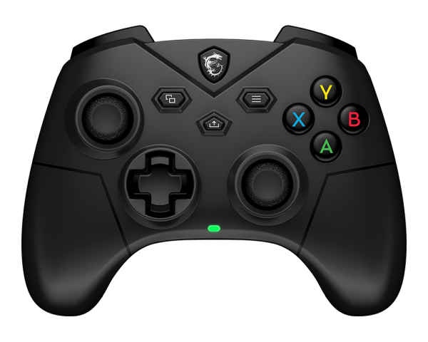 GAMEPAD MSI GAMING FORCE GC300 WIRELESS BLUETOOTH CABLE USB-A A USB-C 2 METROS NEGRO
