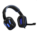 AUDIFONOS CON MICROFONO ARGOM GAMING COMBAT | USB 2.0 | NEGRO-AZUL | ARG-HS-2845BK
