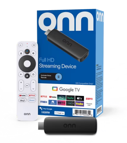 DISPOSITIVO STREAMING GOOGLE TV ONN FULL HD 1080P HDMI WIFI REGION US 2521A